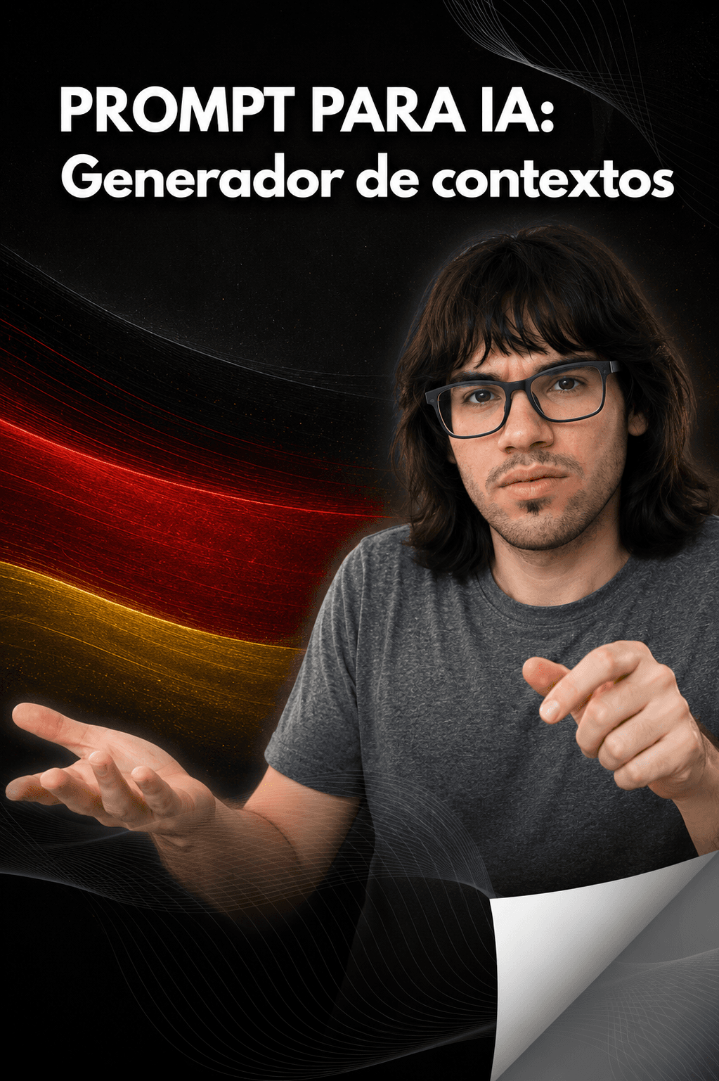 Portada de prompt para IA generador de contextos
